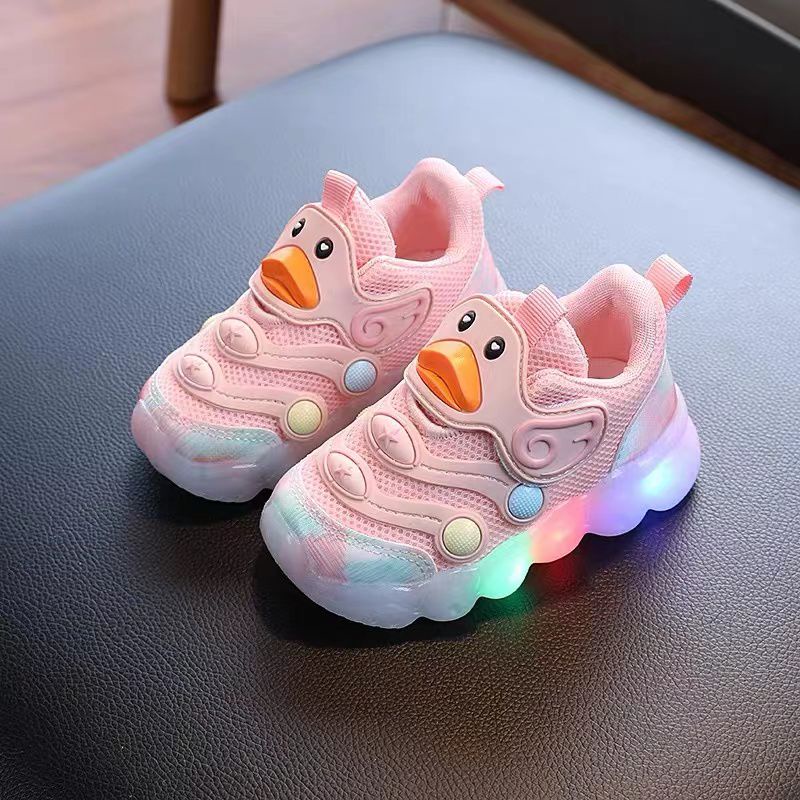 [GROSIR][COD] SEVEN_DAY SEPATU LAMPU SNEAKERS ANAK-ANAK UNTUK USIA 0-4 TAHUN / BOY &amp; GIRL PINK WM2314