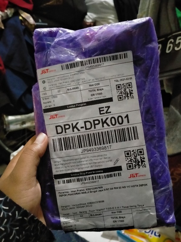 Pouch Tempat Tissue 3 In 1 Tissue Kering Tissue Basah Hand Sanitizer Perlindungan Covid19 Corona Bts