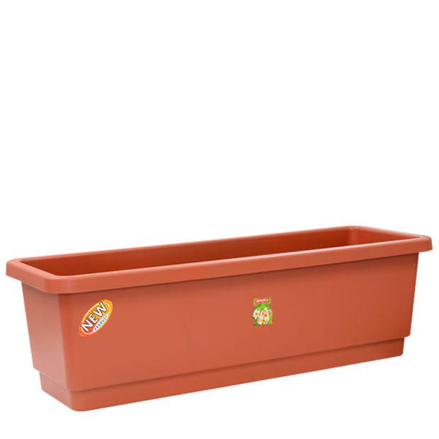 LION STAR TRIVETTO RECTANGULAR FP W/ TRAY SEGI POT TANAMAN BUNGA TANAM - FP 48 NO 900