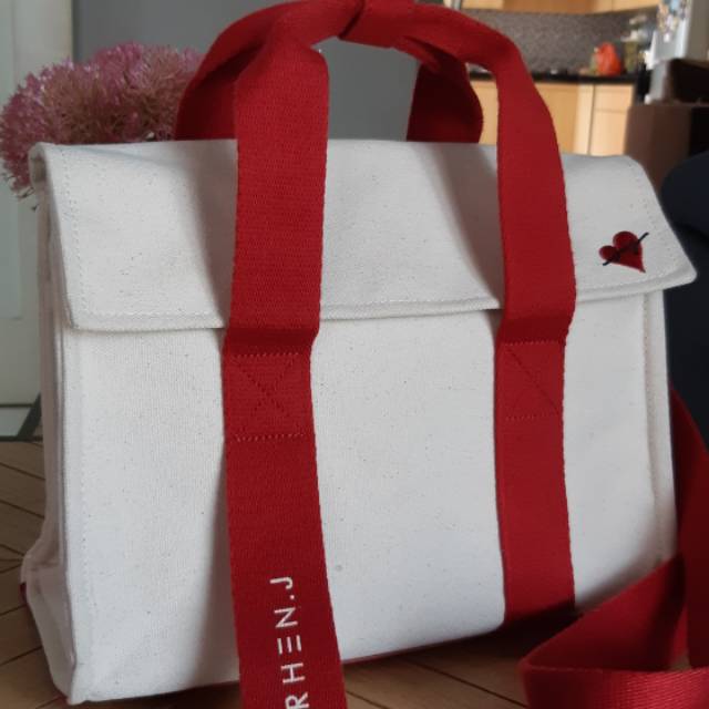 Tas Marhen J Roy mini merah heart signal original 100%
