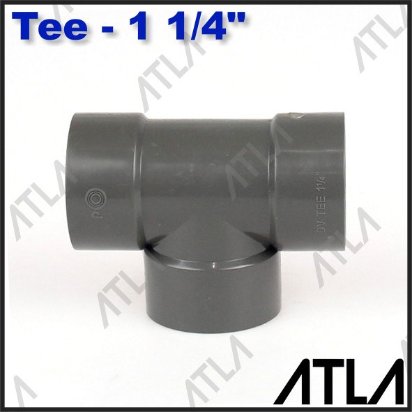 Tee Pipa Paralon 1 1/4" PVC Sambungan Letter T 1 1/4 Inch ICP079 - Ph22