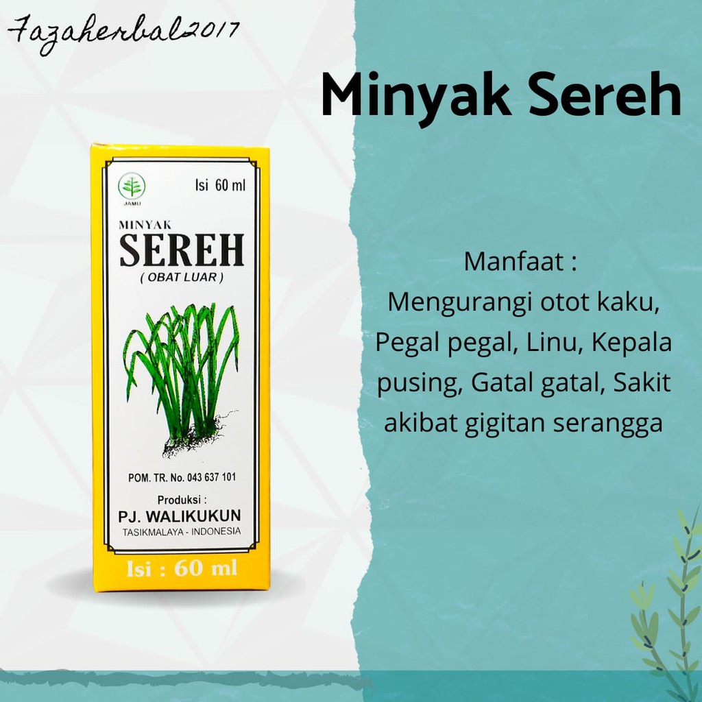 Minyak Sereh 60 ml