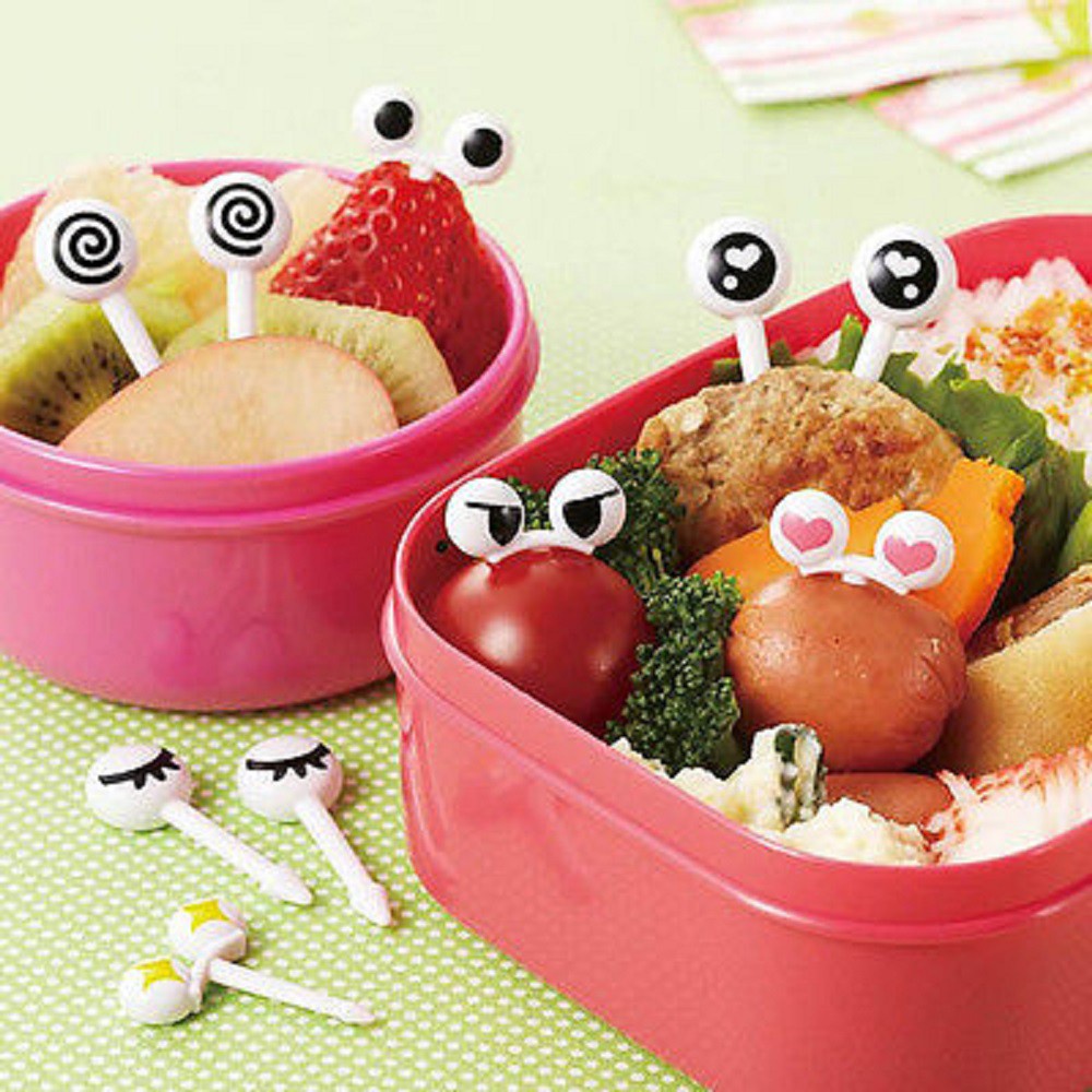 [DEASHOP] GARPU BUAH MODEL MATA / DESSERT FORK EYE / GARPU ANAK / HIASAN BEKAL MAKAN ANAK / TUSUKAN BENTO BUAH / CHILDREN FRUIT FORK DECORATION DESSERT TOOTHPICKS