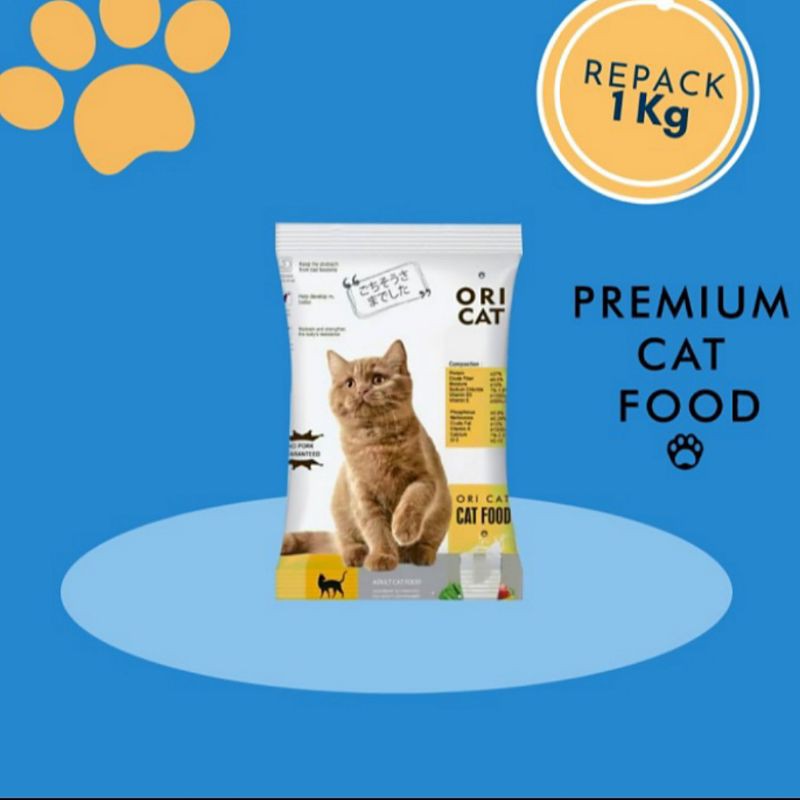 Makanan kucing ori cat Freshpack 800gr - Oricat adult 800gr