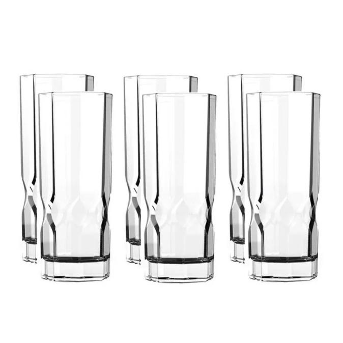 LUMINARC GELAS OCTIME SET OF 6 DIAMOND / GELAS KACA LUMINARC