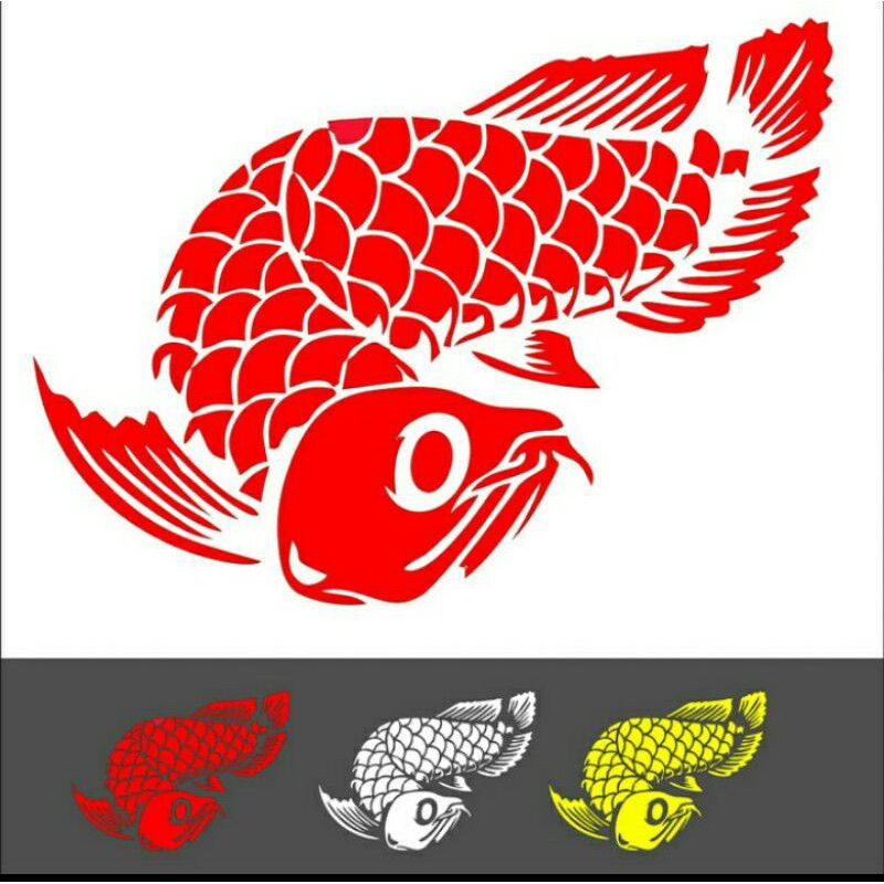 

STICKER CUTTING IKAN ARWANA