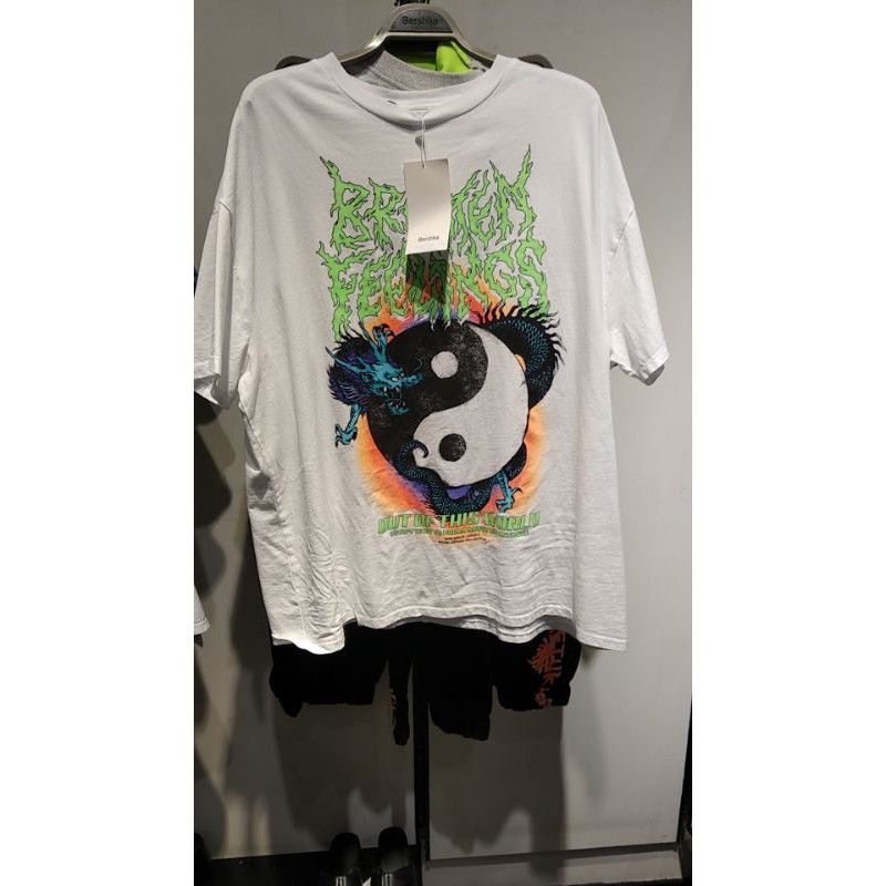 tshirt oversize bershka original new  cewek