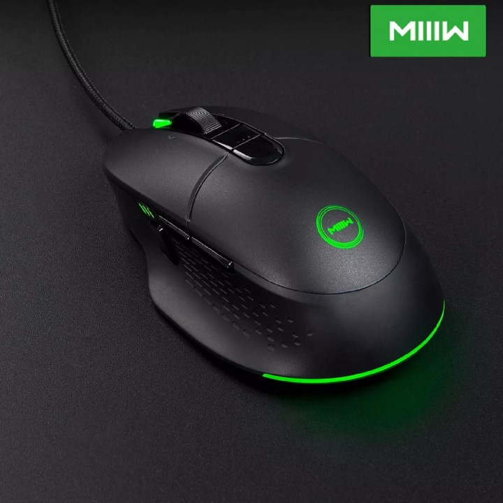 46 MIIIW 700G MWGM01 - Wired Mouse Gaming 7200DPI 6 Button RGB Colourful