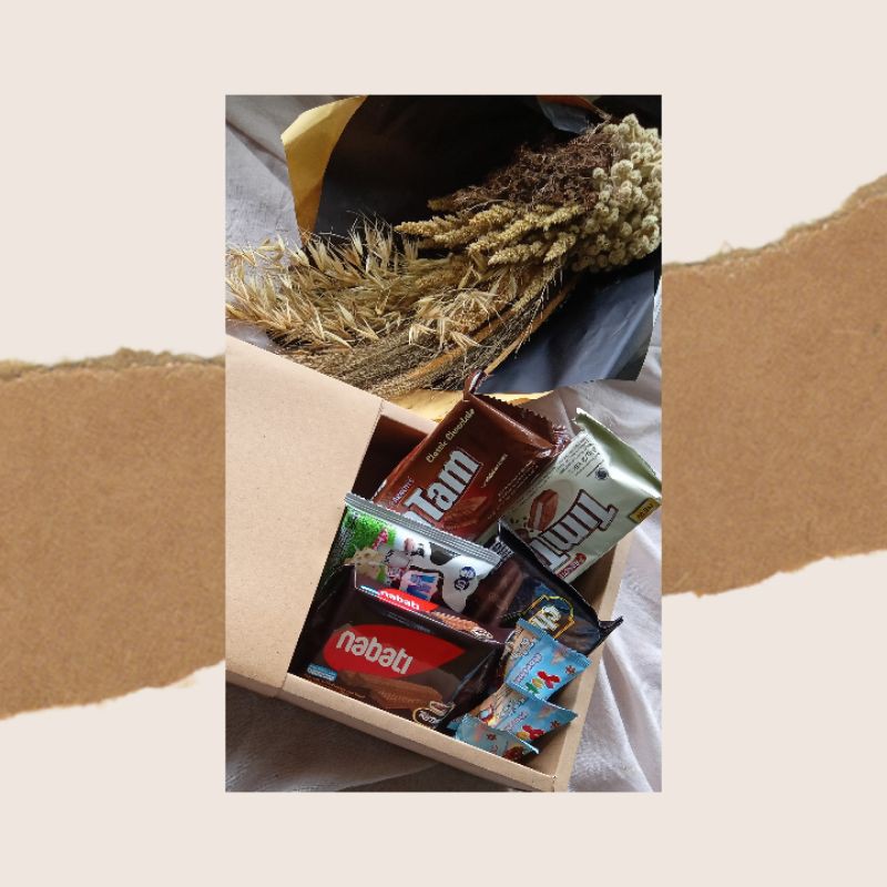 

(BLACKWHITE BOX) Snack Box / Gift Box / Hampers