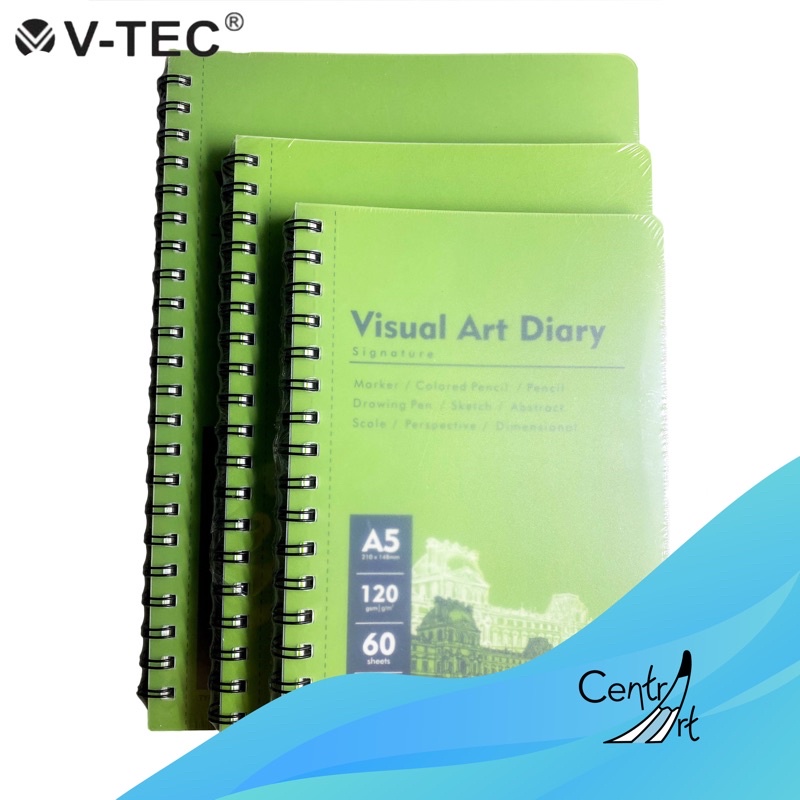 

Vtec visual art diary sketchbook A5 / B5 / A4