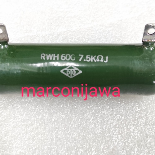 mj45 resistor 60W 7K5 ohm japan asli 27mmx90