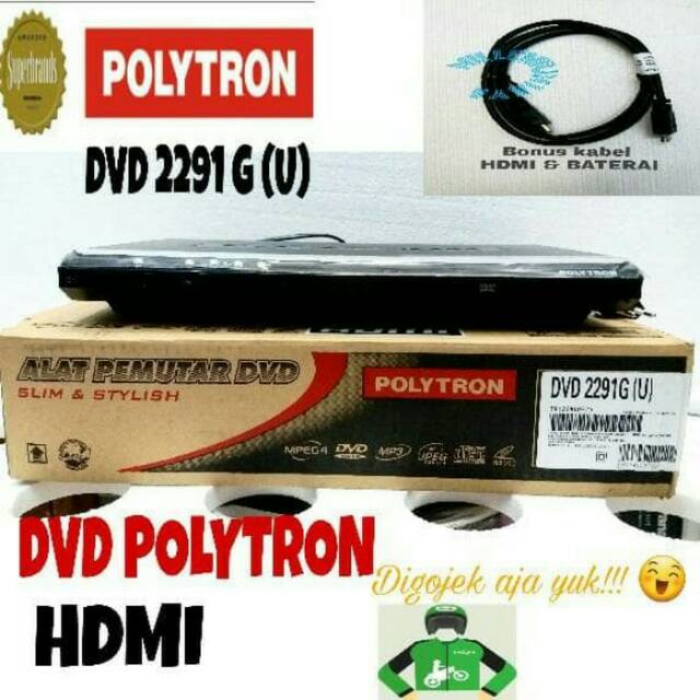 Jual DVD PLAYER POLYTRON 2291 G (U) Shopee Indonesia