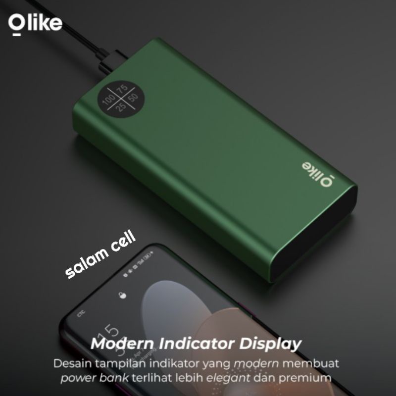 OLIKE POWER BANK 20000MAH (P4) Dual Input / Output