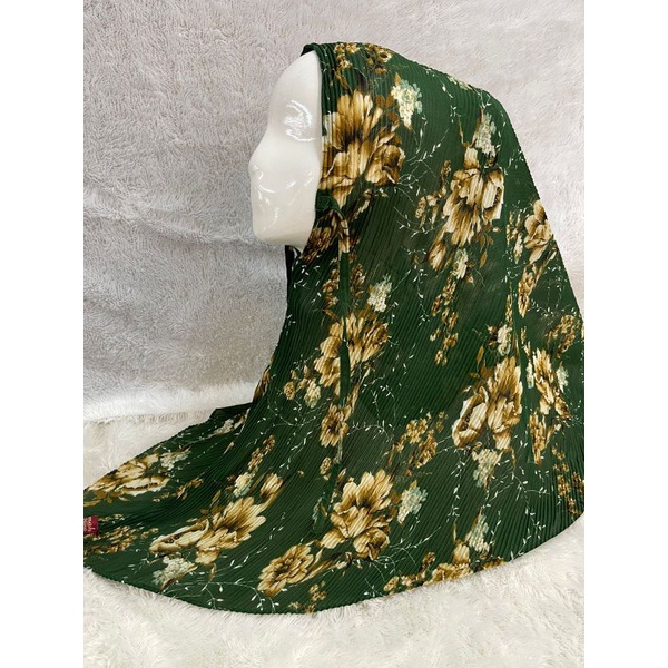 bergo plisket motif/maryam motif/jilbab bergo plisket motif-Jotol