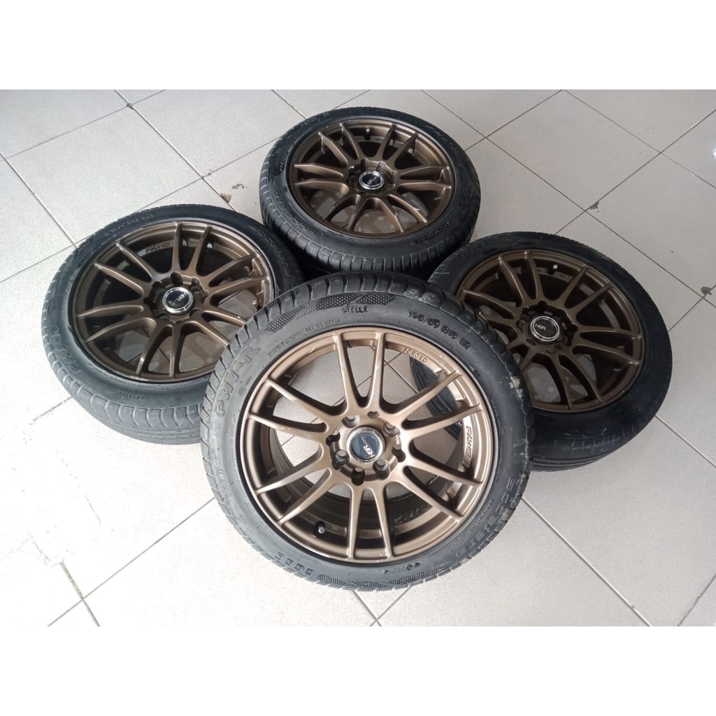 Jual Velg Mobil Bekas Hsr Noshiro R Hole X X Bronze Ban