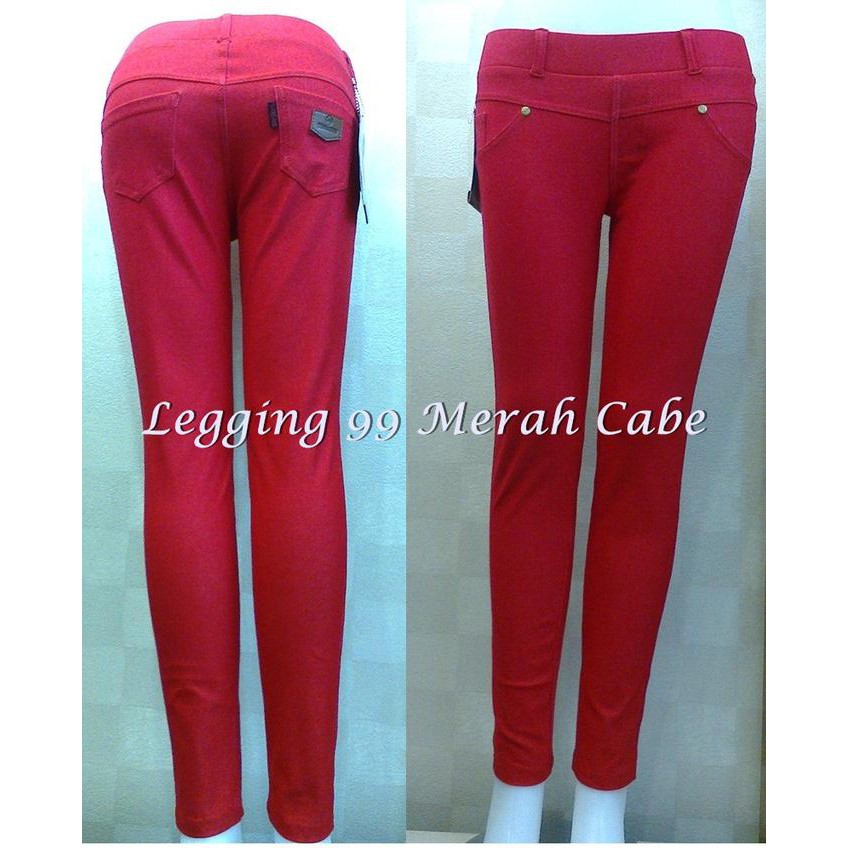 KUALITAS BAGUS LEGGING 99 BAHAN JEANS DENIM KEKINIAN