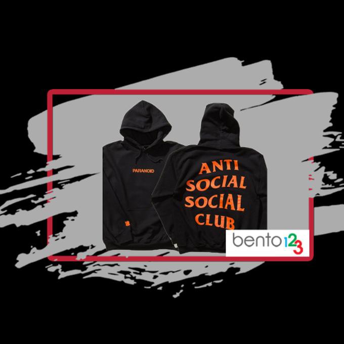 Anti Social Social Club X Undefeated Hoodie Black / Assc Original Q24 Promo