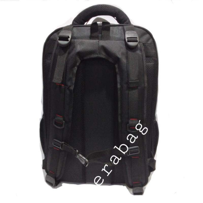 Tas Ransel POLO ACE  Backpak Laptop Jumbo 20 INCHI 9037 Hitam