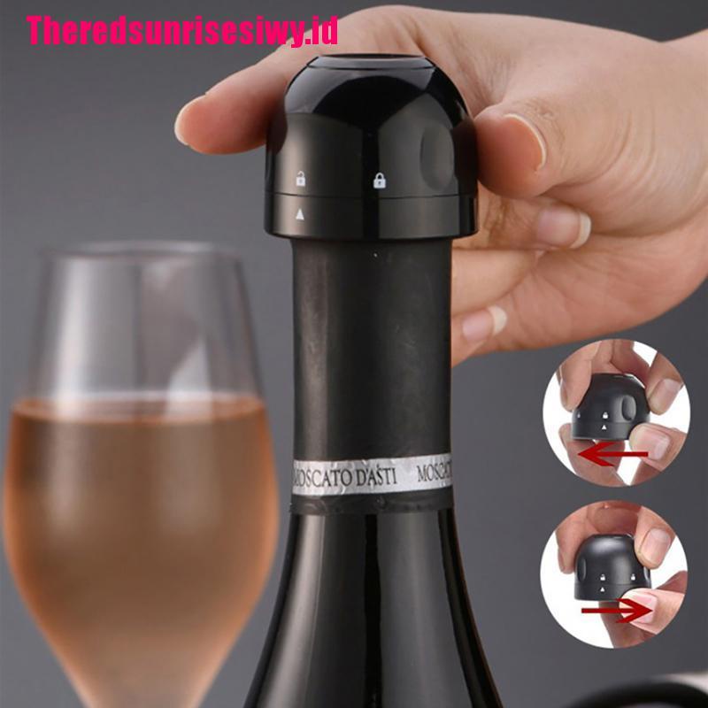 【Theredsunrisesiwy.id】Red Wine Bottle Cap Stopper Vacuum Sealer Wine Stopper Keeper Champagne Cork