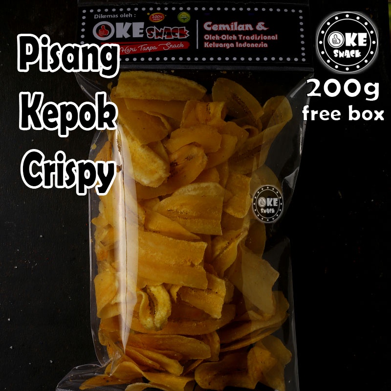 Keripik Pisang Crispy Renyah 200g