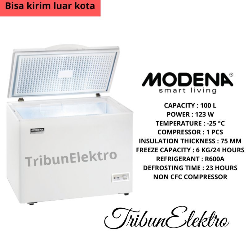 Chest Freezer Modena 100 Liter MD10