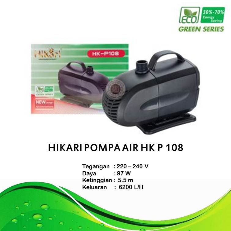 HIKARI Pompa Air Celup Aquarium HK P 108