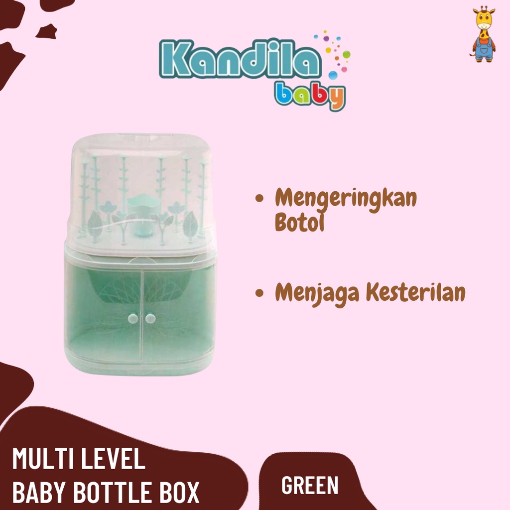 Kandila Multi Level Baby Bottle Box