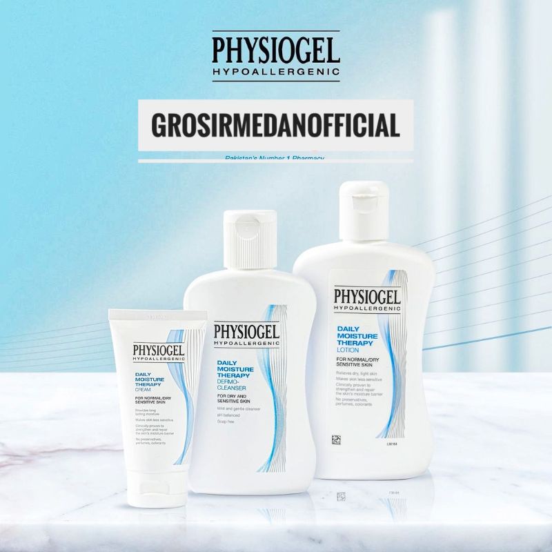 PHYSIOGEL HYPOALLERGENIC - LOTION, BODY CREAM, CLEANSER - MOISTURE CARE