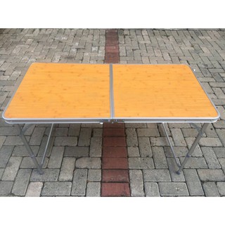 MEJA LIPAT KOPER HPL ALUMINIUM MEJA LIPAT PORTABLE MEJA LIPAT KOPER HPL ALUMINIUM MEJA LIPAT PORTABLE