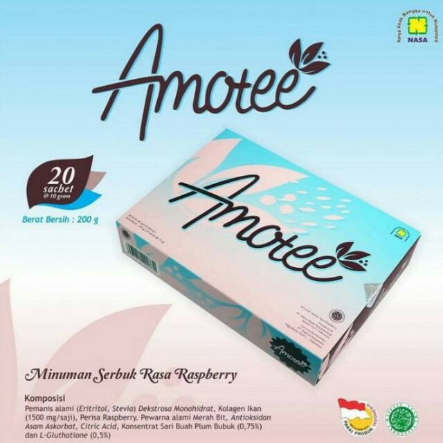 AMOTEE SUPLEMEN PEMUTIH KULIT ASLI NASA