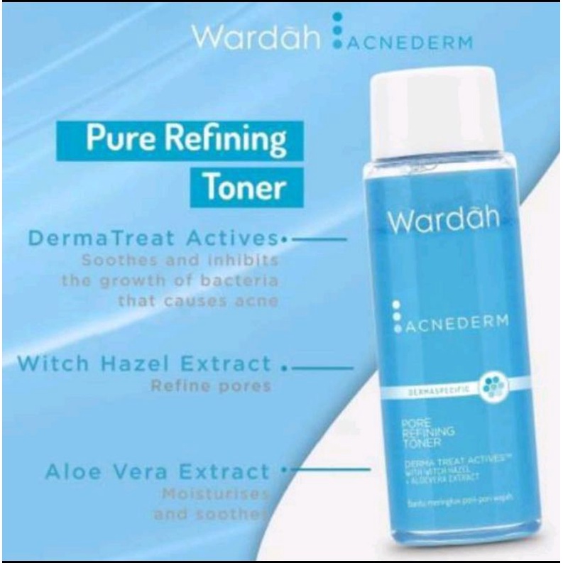 wardah acne pore tightening toner 100ml