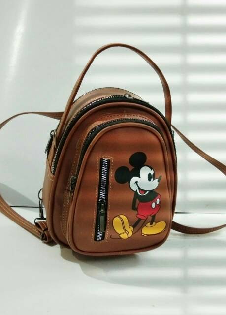 Tas mewah wanita/cahanel GG Import relpick bisa ransel Tas Mini mikey mouse LV