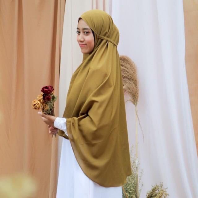 Jilbab Instan Bergo Maryam Jumbo Wolfis Premium Bergo Jumbo Non Ped