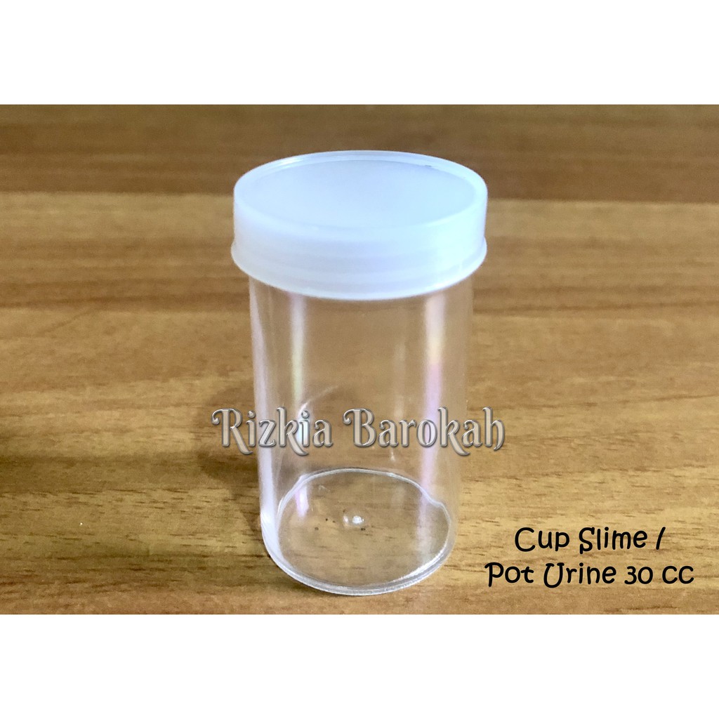 Cup Slime 30 cc isi 100 pcs / Pot Plastik 30 cc / Pot Urine 30 cc / Cup Plastik / Wadah Salep