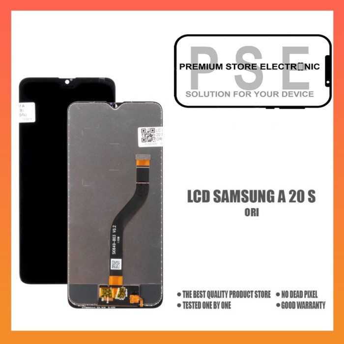 LCD Samsung A20S Original OLED Fullset Touchscreen Garansi 1 Bulan