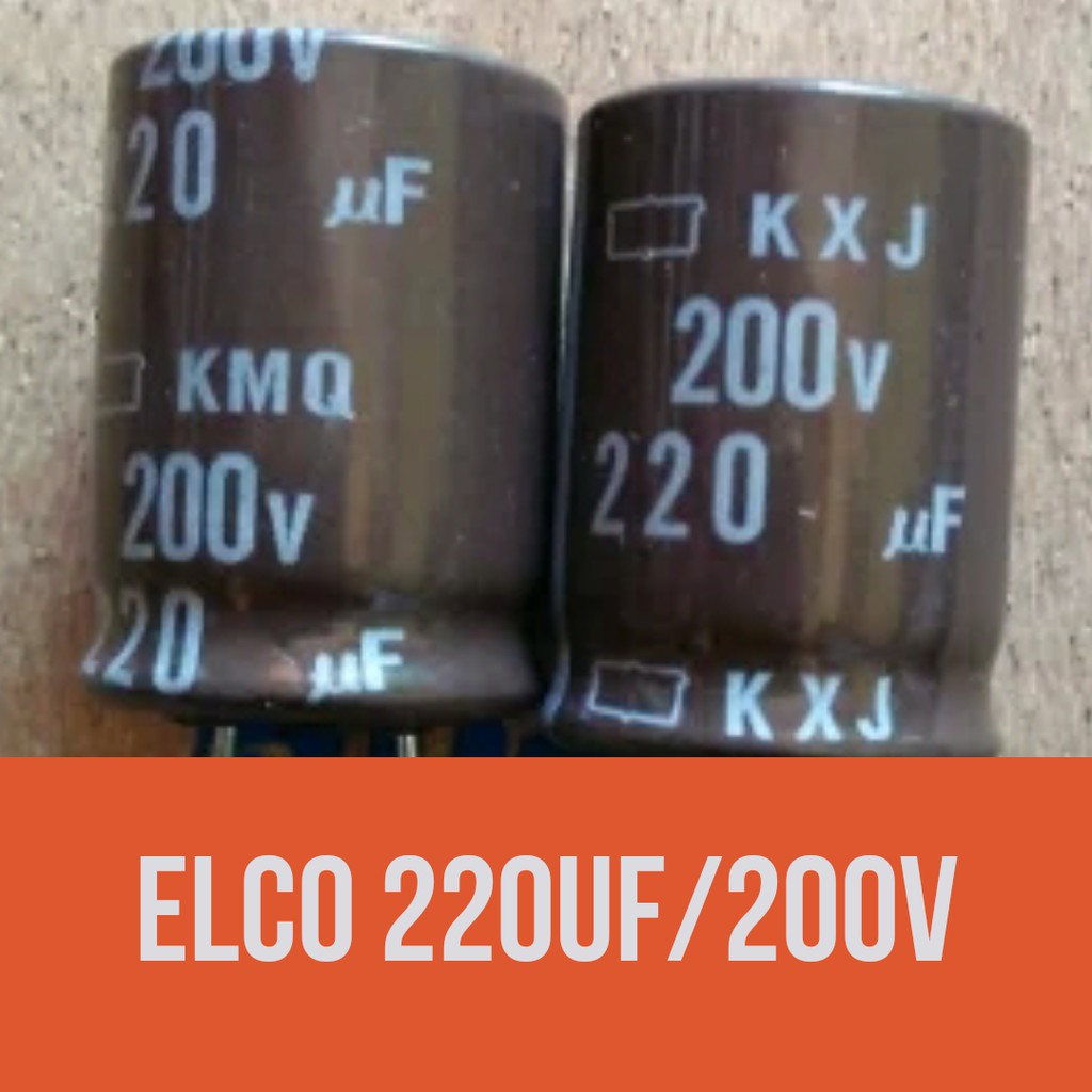 [PAS-9081] KAPASITOR ELCO 220uF 200v