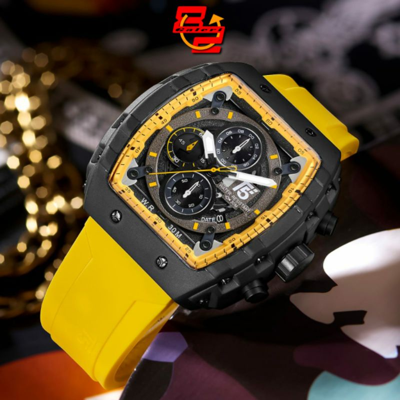 Jam Tangan T5 H 3856G Original / Jam Tangan pria / Jam tangan cowok / Jam Tangan chronograph / Jam t
