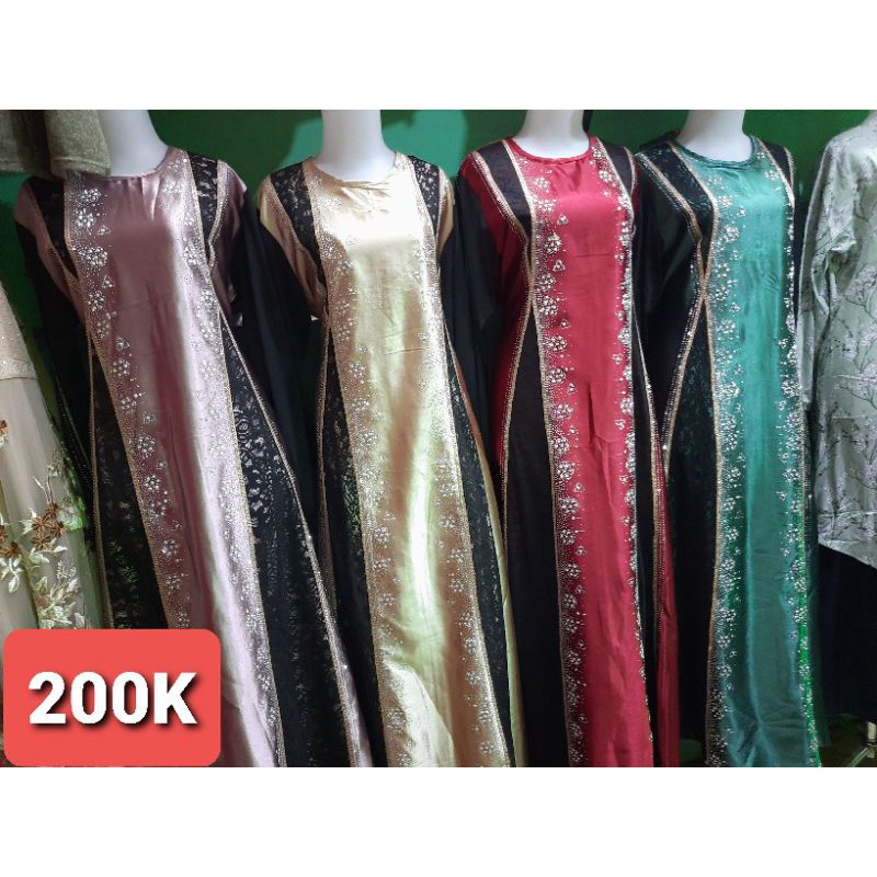 Gamis Brukat Tile Mewah