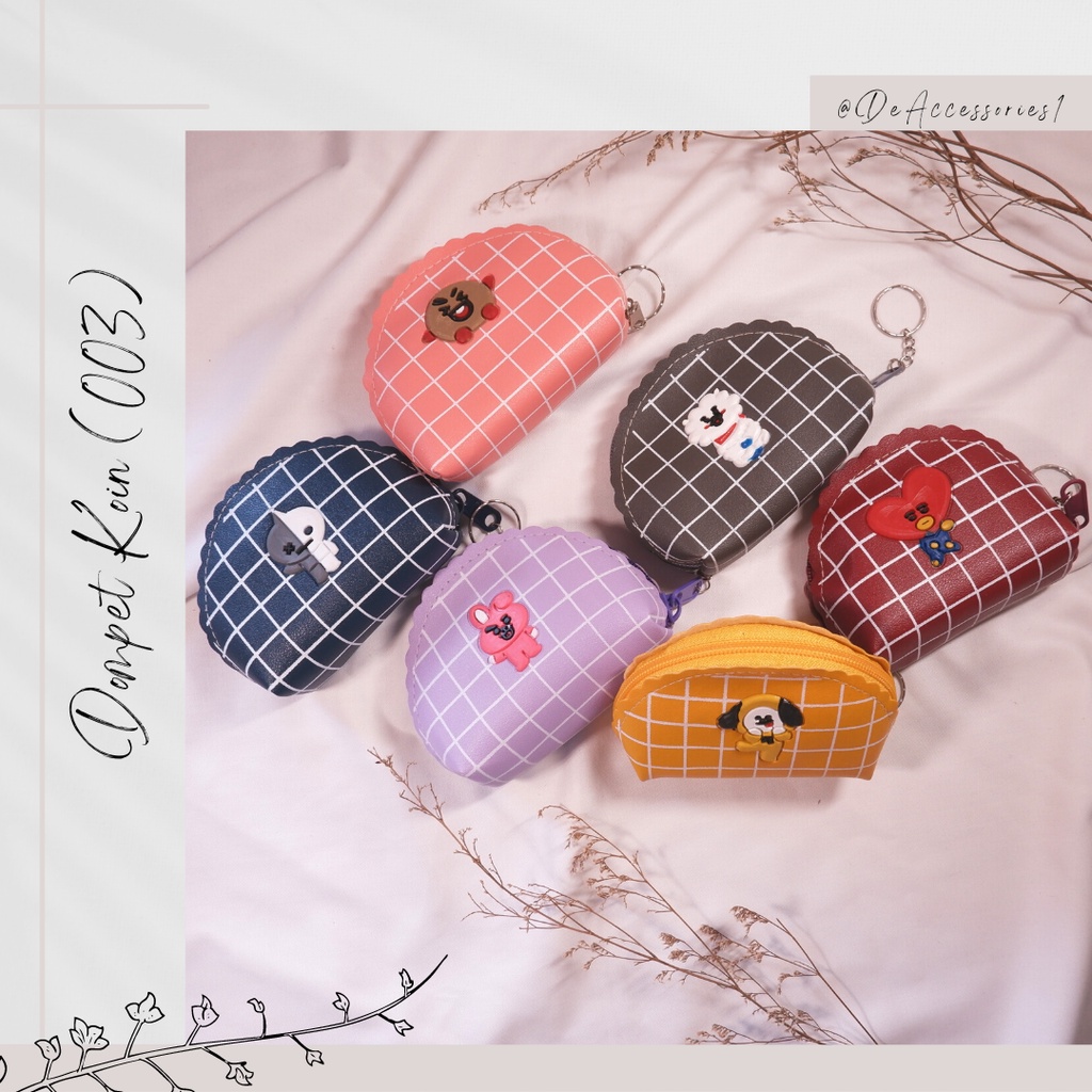 Dompet Koin / Dompet BT21 / Dompet Bts / Dompet Kecil (003)