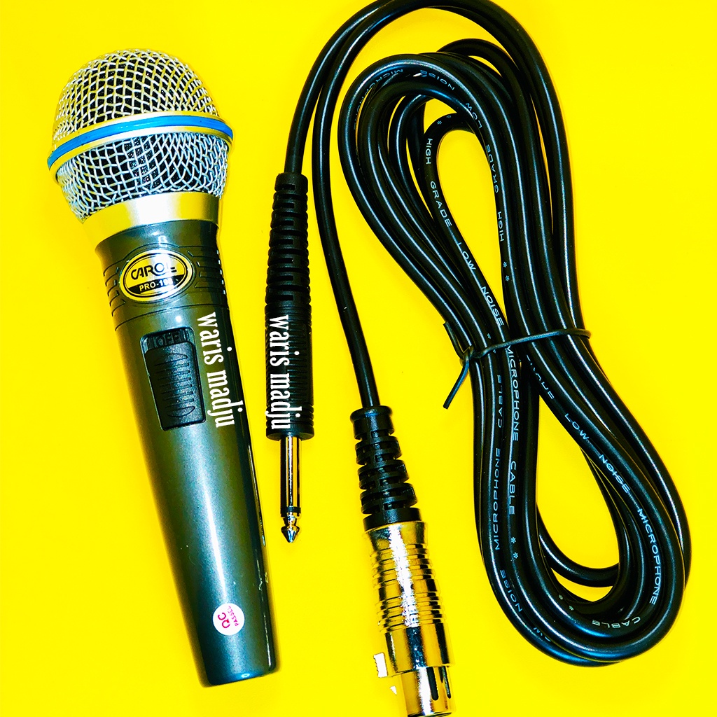MIC CARROL MIKROFHONE CARROL MIC KARAOKE MIC KABEL MICROPHONE KABEL MICROPHONE MIKROFON MICROFON MIK