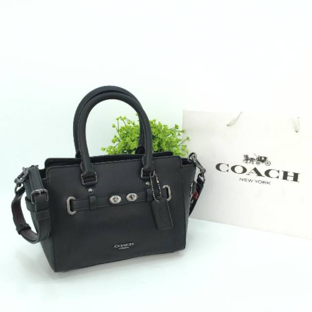 COACH Mini Blake Carryall 20 tas original authentic asli hitam black