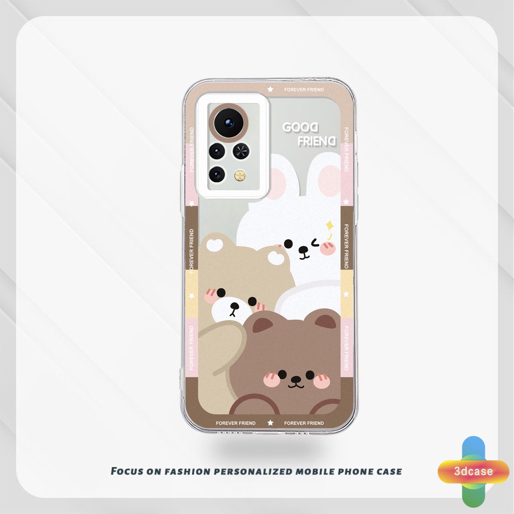 Casing Soft Case Infinix Hot 10 11 Play 10 10t 10s NFC 10i 9 Pro 10 Lite 11 Plus Hot 9 Play 11 11S NFC Infinix Smart 6 5 4 4C 5 Pro Tencno Spark 5 PRO A15 A16 A9 A5 A7 A5S Y12 Y20 Y15S Y21S A12 Ins Cartoon Cute Camera Protection Case