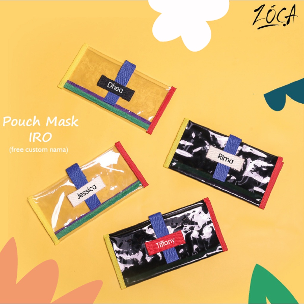 DOMPET MASKER IRO/TEMPAT MASKER/POUCH MASKER (FREE CUSTOM NAMA)