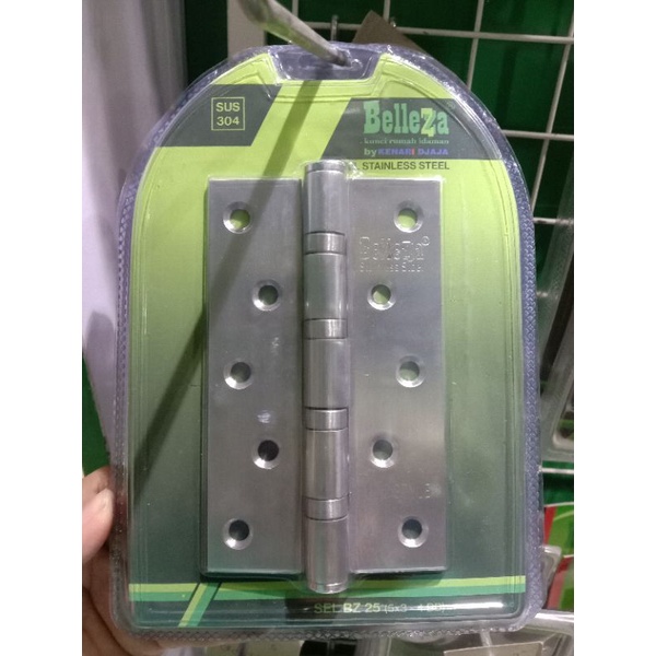 Engsel Pintu 5 inch Belleza Stainless Steel Sus 304 Type BZ 25 Berkualitas