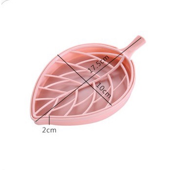 Tempat Sabun Bentuk Daun Tatakan Sabun Mandi / Tempat Sabun Batangan Motif Bentuk Daun