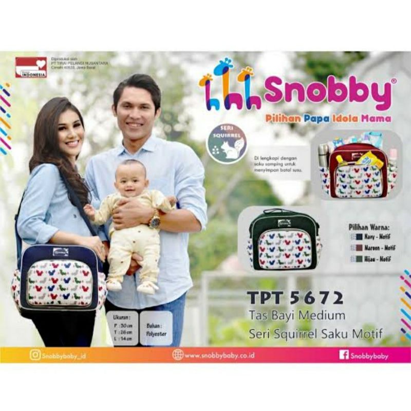 Snobby TPT5672 Tas Bayi Medium Seri Squirrel