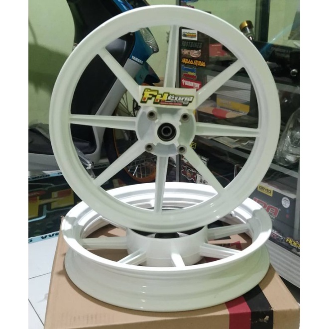TERBARUU, VELG VROSSI P8 PUTIH VARIO 125/150