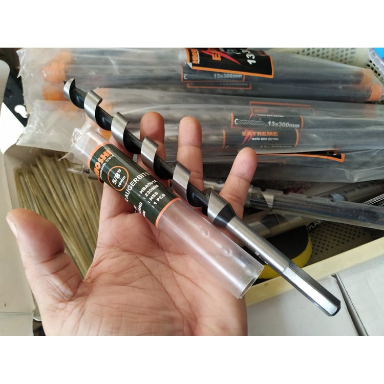 Mata Bor Kayu Spiral Panjang Auger Wood Bit Drill 16mm X 230mm  mata bor balok