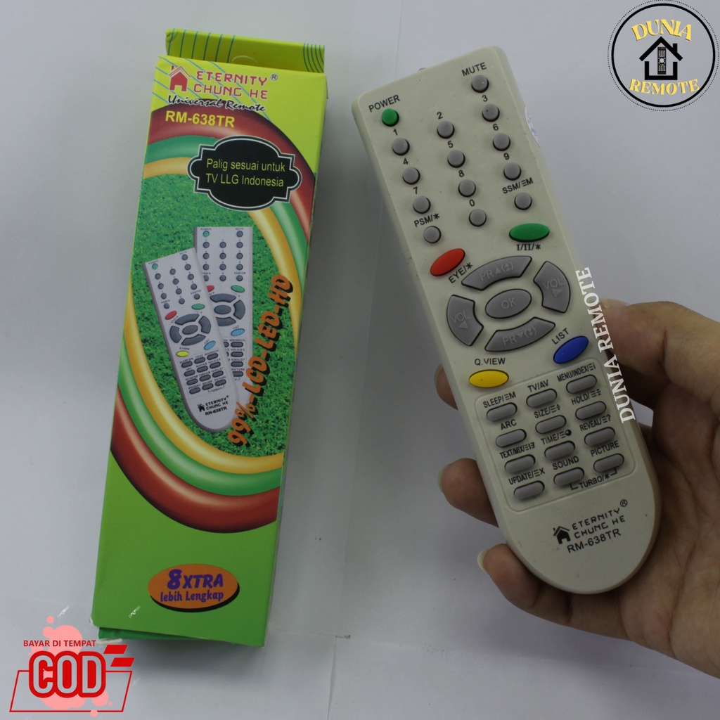 Remot / Remote TV LG TABUNG Multi / LCD / LED LG type CHUNGHE RM 638 tr