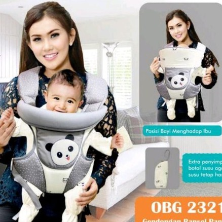 MOMS_ Gendongan DEPAN / RANSEL PANDA SERIES OBG2321